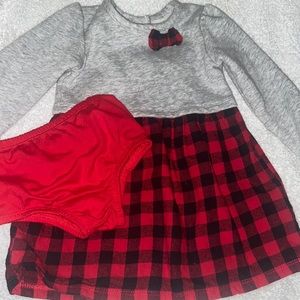 Christmas dress really cute ☺️ comes with panty